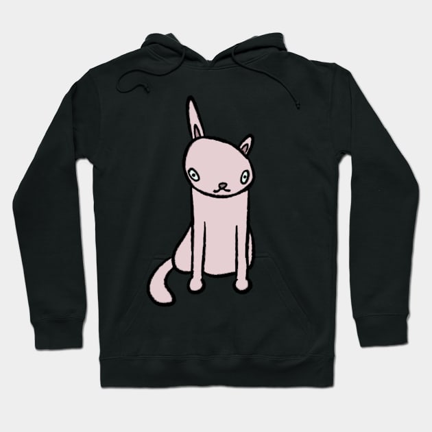 Cute sphynx cat drawing Hoodie by Oranges